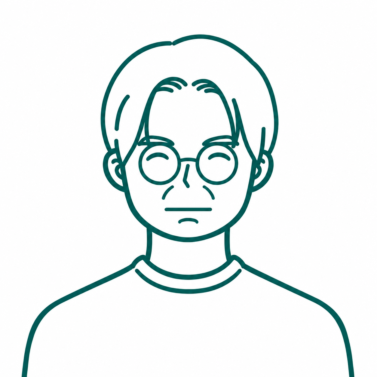 代表・税理士 井河伸郎の似顔絵